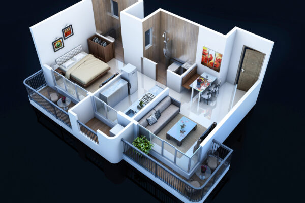 Pinnacolo NX -1bhk Pinnacolo NX -1bhk